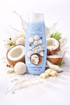 Cocooned shower gel